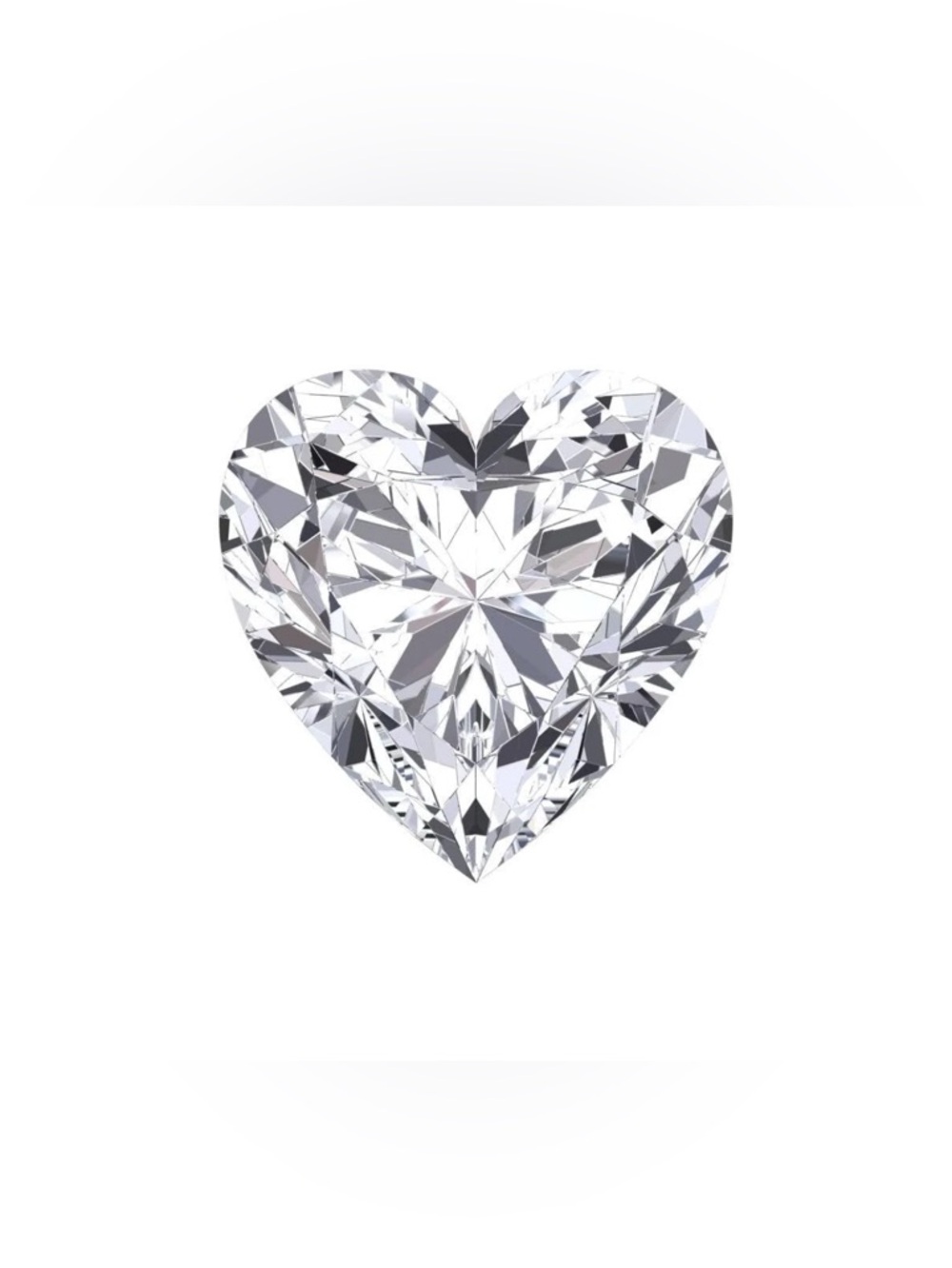 3CT Moissanite Heart Cut D Color Luxury Brilliant Loose Gemstone Gem $400